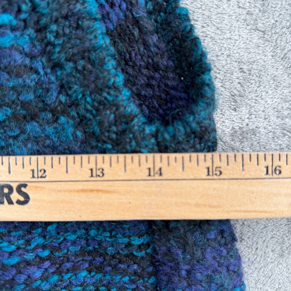 Vince Blue Green Marled Open Cardigan Vest XXS Draped Quiet Luxury Layering - Picture 9 of 9